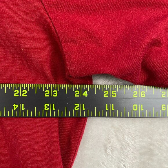 Merona Men's Polo Shirt XL Red Cotton/Polyester Blend - Picture 4 of 8